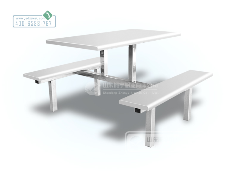 不锈钢条凳餐桌椅